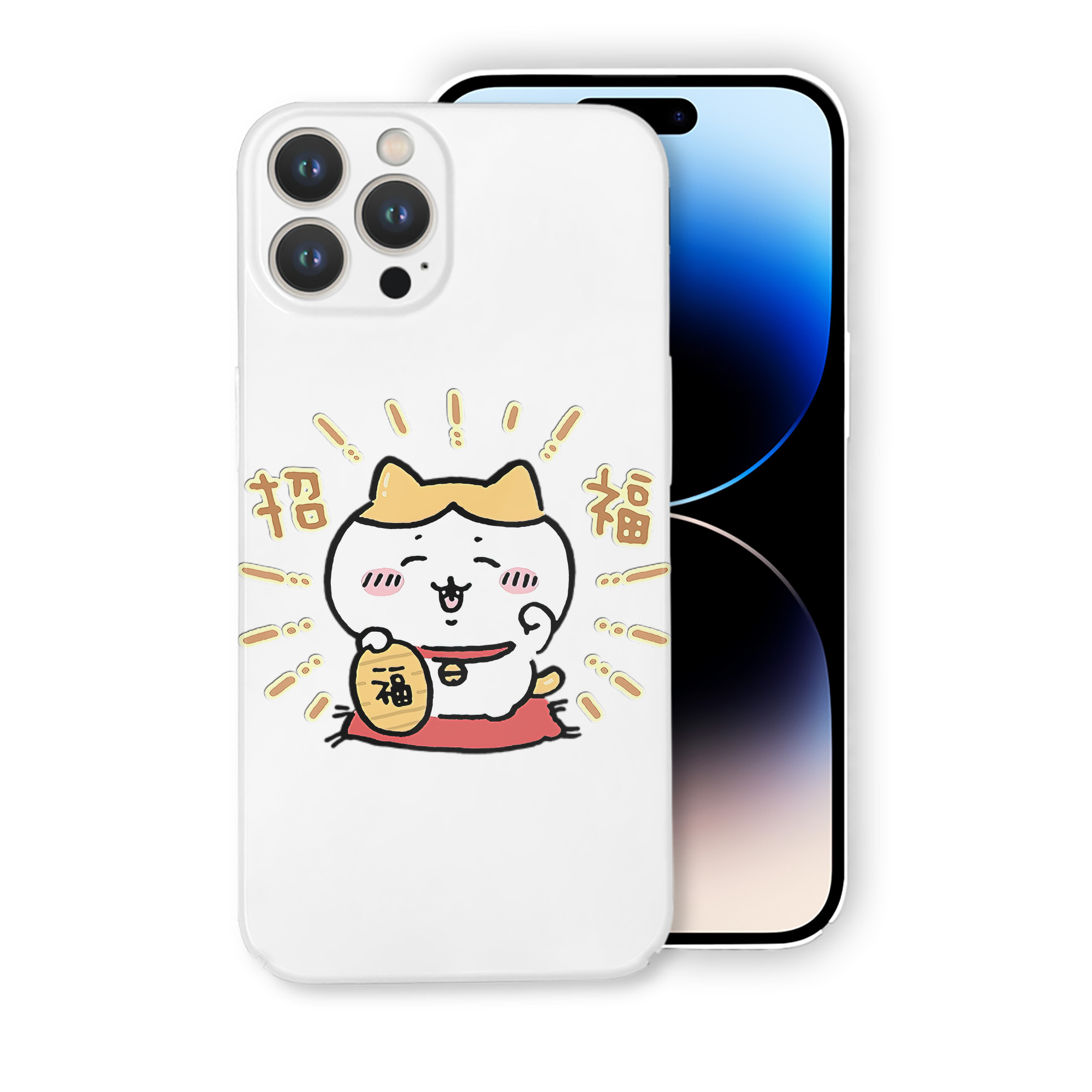 （画像用） ちいかわ ハチワレ Chii-kawa hachiware 【iPhone 14シリーズ対応】ハードケース